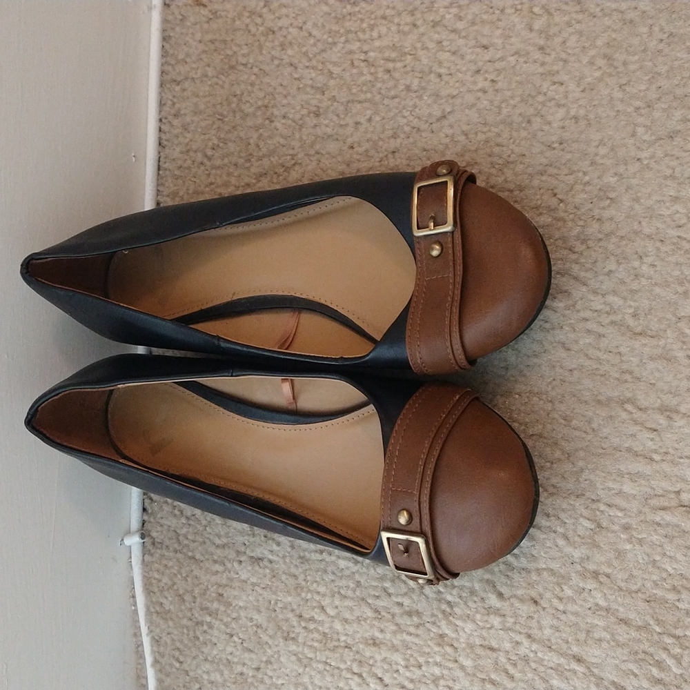 COPY - Black and Brown Wedges